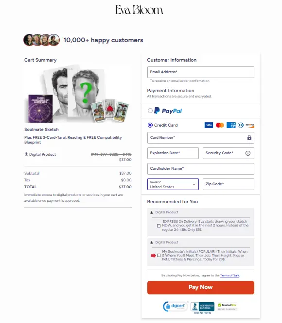 Eva Bloom Soulmate Sketch-checkout-page